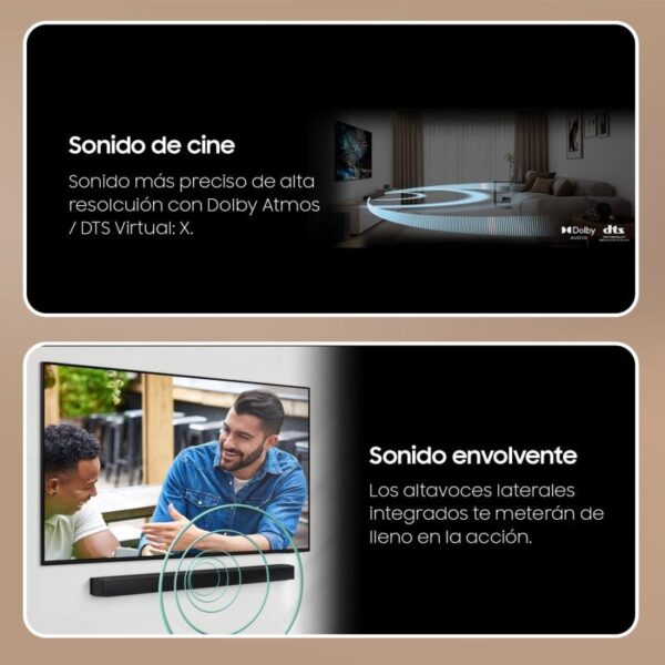 Samsung HW-B650D/EN Barra de Som com Subwoofer Sem Fios 3.1 Canais Dolby Atmos/DTS Virtual:X