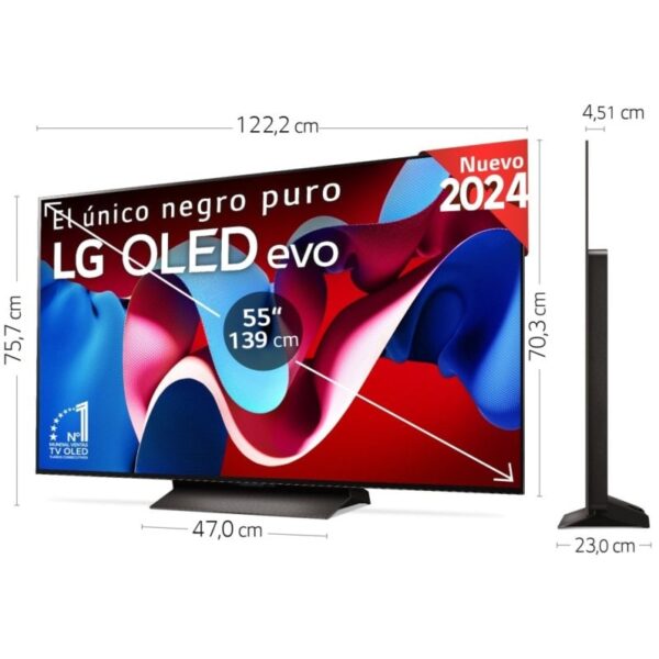 LG OLED55C44LA 55" OLED evo UltraHD 4K Dolby Vision WebOS24 AI ThinQ