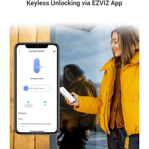EZVIZ DL01S Smart DIY Kit com Teclado DL01CP + A3 Gateway