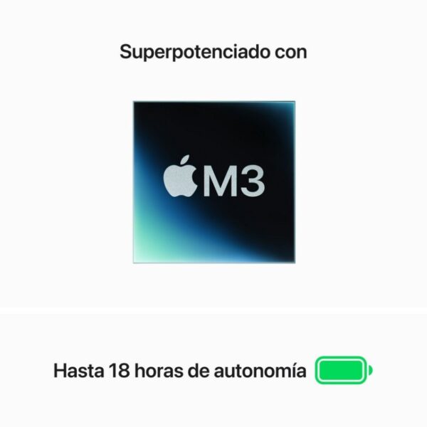 Apple MacBook Air Apple M3/8GB/512GB SSD/GPU 10 Núcleos/15.3" Meia-Noite
