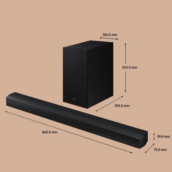 Samsung HW-B650D/EN Barra de Som com Subwoofer Sem Fios 3.1 Canais Dolby Atmos/DTS Virtual:X