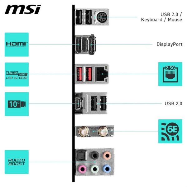 MSI B760 GAMING PLUS WIFI DDR4